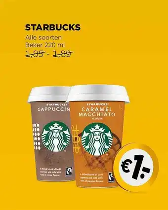 Jumbo Starbucks aanbieding