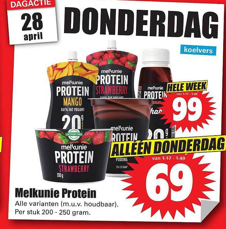 Melkunie Protein aanbieding bij Dirk