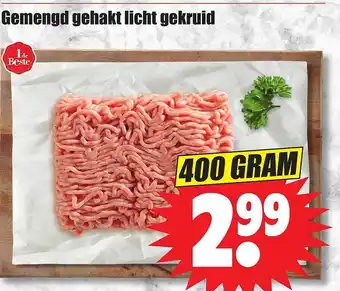 Dirk Gemengd Gehakt Licht Gekruid aanbieding