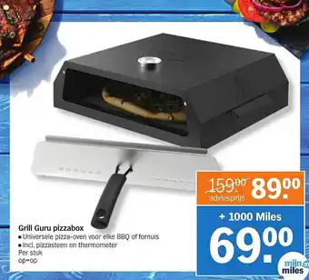 Albert Heijn Grill Guru Pizzabox aanbieding