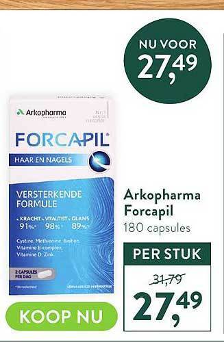 Holland & Barrett Arkopharma Forcapil aanbieding