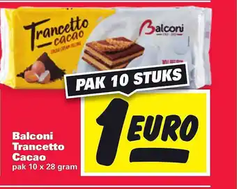 Nettorama Balconi Trancetto Cacao aanbieding