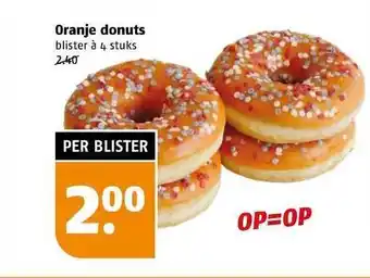 Poiesz Oranje Donuts aanbieding