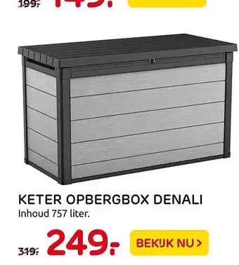 Praxis Keter Opbergbox Denali aanbieding