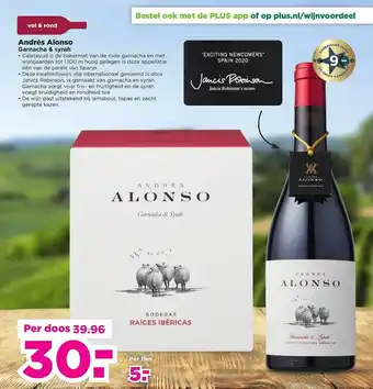 PLUS Andres Alonso Garmacha & Syrah aanbieding