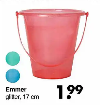 Wibra Emmer Glitter aanbieding