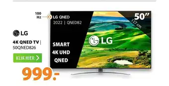 Expert LG 4K QNED TV | 50QNED826 aanbieding