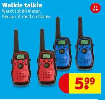 Kruidvat Walkie Talkie aanbieding