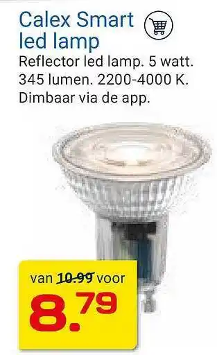 Kluswijs Calex Smart Led Lamp aanbieding