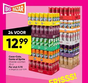 Big Bazar Coca-Cola, Fanta Of Sprite aanbieding