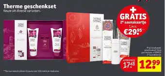 Kruidvat Therme geschenkset aanbieding