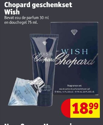 Kruidvat Chopard geschenkset Wish aanbieding