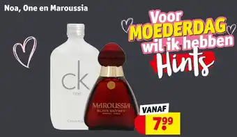 Kruidvat Noa, One en Maroussia aanbieding