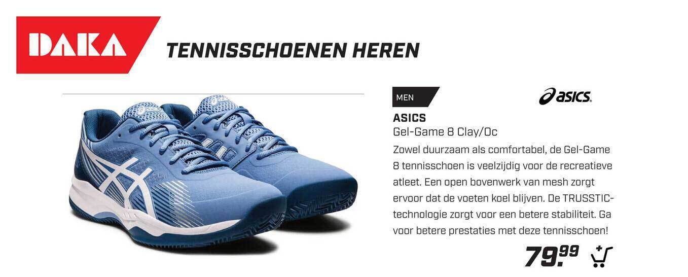 Asics Gel-Game B Clay-Oc aanbieding bij Daka Sport