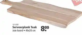 Marskramer Serveerplank Teak aanbieding