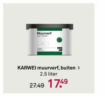 Karwei Karwei Muurverf, Buiten > 2.5 Liter aanbieding