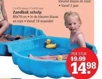 Marskramer Zandbak Schelp aanbieding