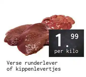 Naanhof Verse Runderlever Of Kippenlevertjes aanbieding