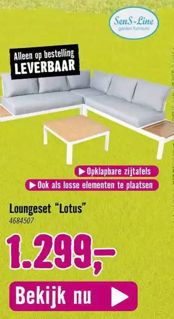 Hornbach Loungeset aanbieding