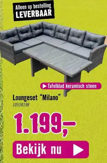 Hornbach Loungeset aanbieding