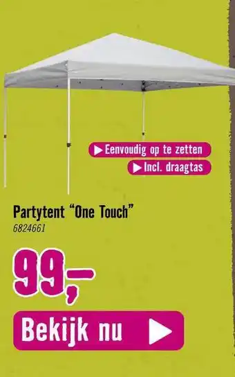 Hornbach Partytent aanbieding