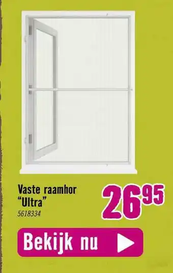 Hornbach Vaste Raamhor aanbieding