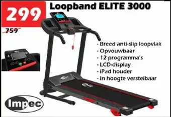 iTEK Impec Loopband Elite 3000 aanbieding