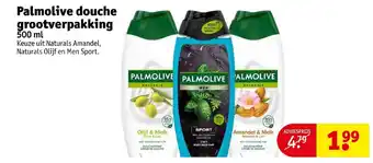 Kruidvat Palmolive douche grootverpakking 500ml aanbieding