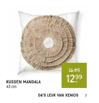 Xenos Kussen Mandala aanbieding