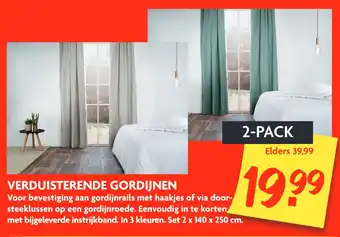 Dekamarkt Verduisterende Gordijnen aanbieding