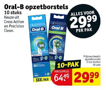 Kruidvat Oral-B opzetborstels aanbieding