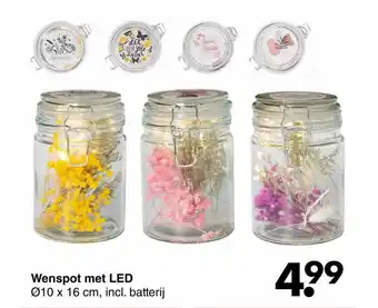 Wibra Wenspot Met LED aanbieding