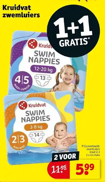 Kruidvat Zwemluiers aanbieding