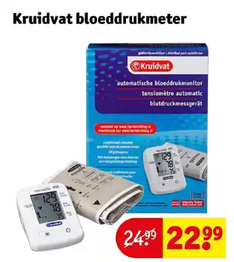 Kruidvat Bloeddrukmeter aanbieding