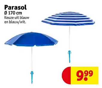 Kruidvat Parasol 170cm aanbieding