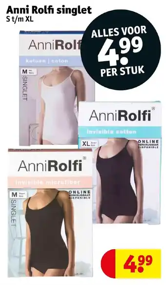 Kruidvat Anni Rolfi singlet aanbieding