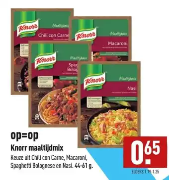 ALDI Knorr maaltijdmix 44-61g aanbieding