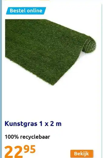 Action Kunstgras 1 x 2 m aanbieding