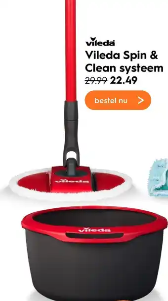 Blokker Vileda Spin & Clean systeem aanbieding