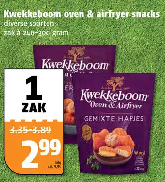 Poiesz Kwekkeboom Oven of Airfryer snacks 240-300g aanbieding