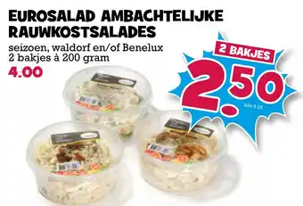 Boon`s Markt Eurosalad ambachtelijke rauwkostsalades 200g aanbieding