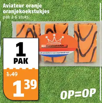 Poiesz Aviateur oranjekoekstukjes aanbieding