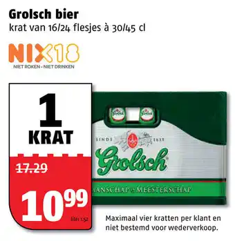 Poiesz Grolsch 16/24*300/450ml aanbieding