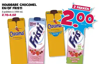 Boon`s Markt Houdbare chocomel en/of fristi 1000ml aanbieding