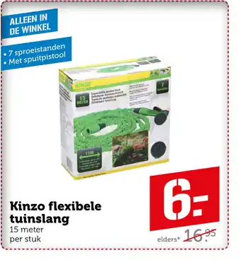 Coop Kinzo flexibele tuinslang aanbieding