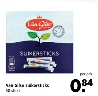 Boni Van Gilse suikersticks 50 stuks aanbieding