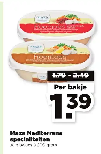 PLUS Maza Mediterrane specialiteiten 200g aanbieding