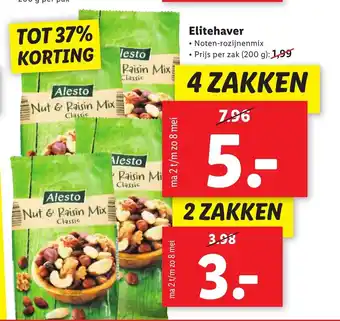 Lidl Elitehaver 4 zakken aanbieding