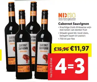 Lidl Cabernet Sauvignon 750 ml aanbieding