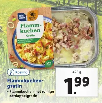 Lidl Flammkuchen- gratin 425g aanbieding